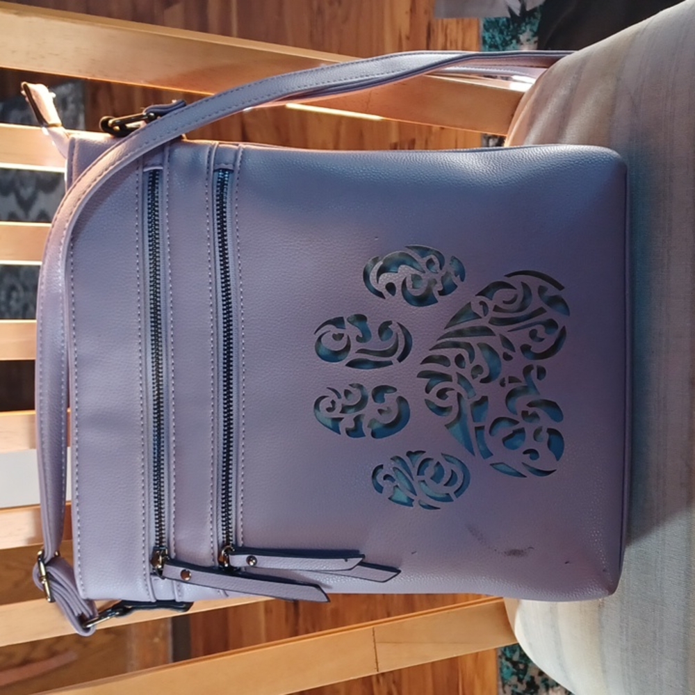 Paw print crossbody